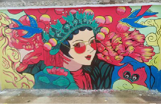 宣城墙体彩绘-网红墙