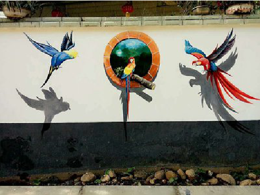 宣城视觉错位-3D墙绘设计