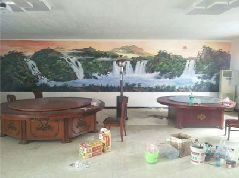 宣城墙绘-写实风景