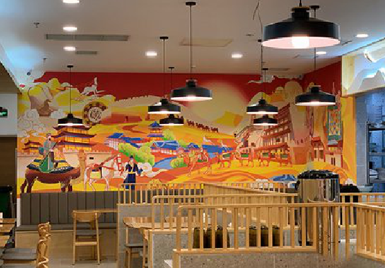 宣城商业空间彩绘介绍。