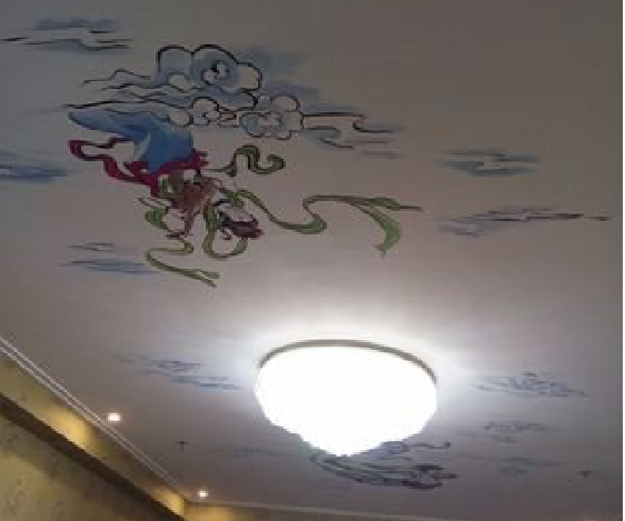 宣城如何快速绘制天花板上的手绘墙?