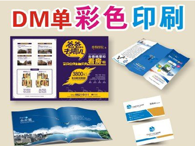 宣城单页印刷,色彩搭配简单。