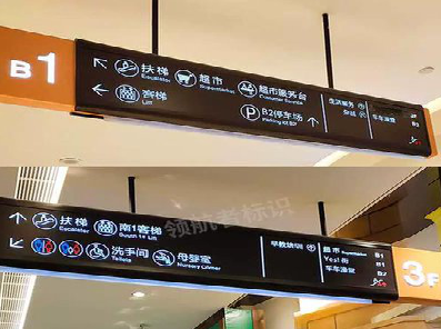 宣城如何通过商场标识牌引导客流分布？